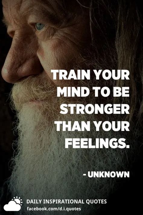 Train Your Mind To Be Stronger Than Your Feelings Unknown Train
