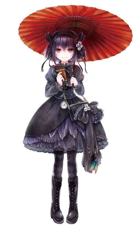 Luxus Anime Girl Under The Umbrella Seleran