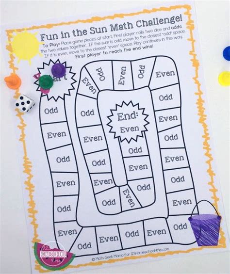 Fun Math Games For 5th Graders Printable
