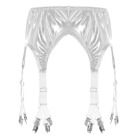 Us Sexy Women 46 Straps Metal Clip Garter Belts Suspender Thigh High Stockings Ebay