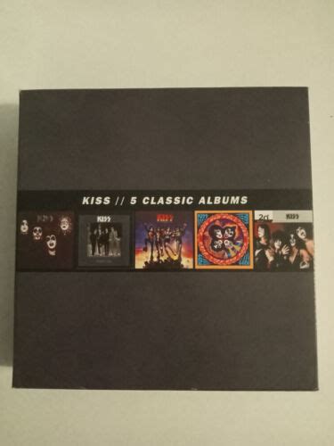 Kiss 5 Classic Albums 5 Cd Box Set Cd Destroyer Dressed To Kill Ebay