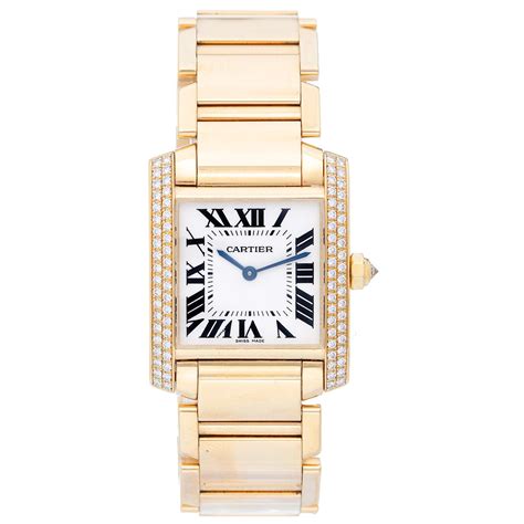 Maybe you would like to learn more about one of these? Cartier Tank Francaise Midsize 18k Yellow Gold Watch WE1017R8
