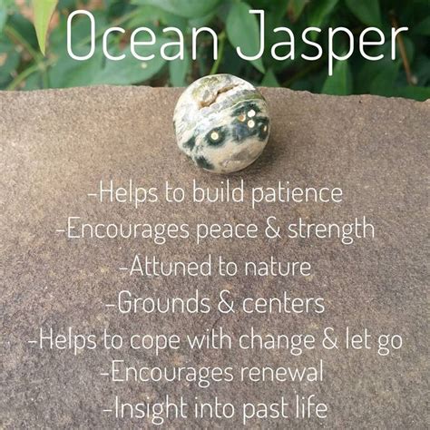 Ocean Jasper Is A Grounding Stone With A Strong Connection To Nature
