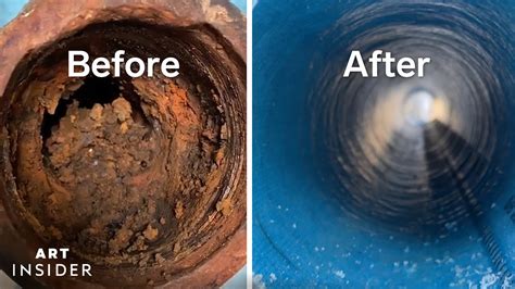 How Pipes Are Professionally Cleaned And Relined Art Insider Youtube
