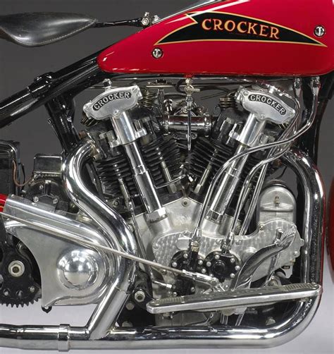 1937 Crocker Motorcycle Hemi Head V Twin One Of Five ‘hemi Head