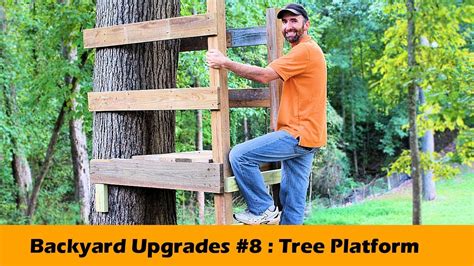 My only critique of the great video (thanks) is that a tree is a living breathing being. Simple Tree Platform DIY ~ Backyard Upgrades #8 - YouTube