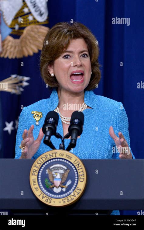 washington dc usa 7th apr 2014 maria contreras sweet speaks after a swearing in ceremony as