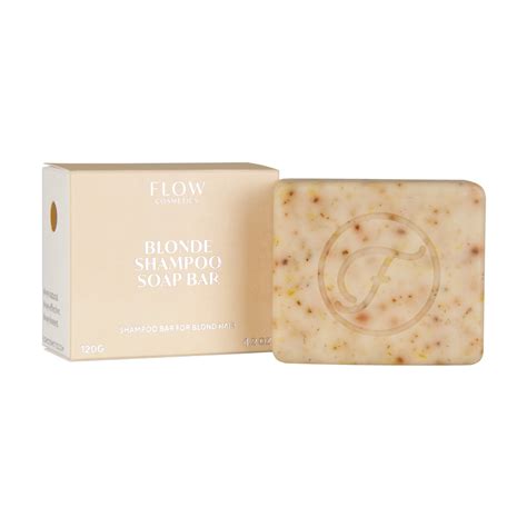 Looking for the best natural bar soap for men? FLOW Blonde Shampoo Soap Bar, 120 g - Ecco Verde Tienda Online