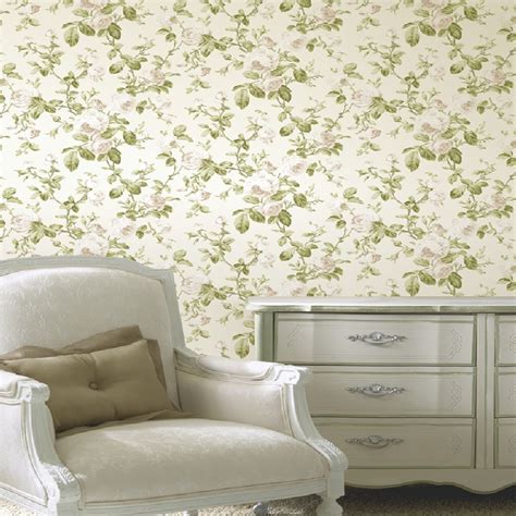 73 art wallpapers for free | wallpapers.com. Fine Decor Heritage Large Floral Rose Flower Wallpaper FD40163