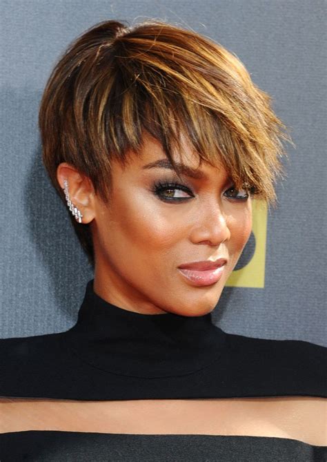 Thicker hair can rock a short choppy pixie with wispy bangs and highlights due to the overall feeling of lightness to the hair. 30 pretty pixie cuts styles adored by A-list celebrities