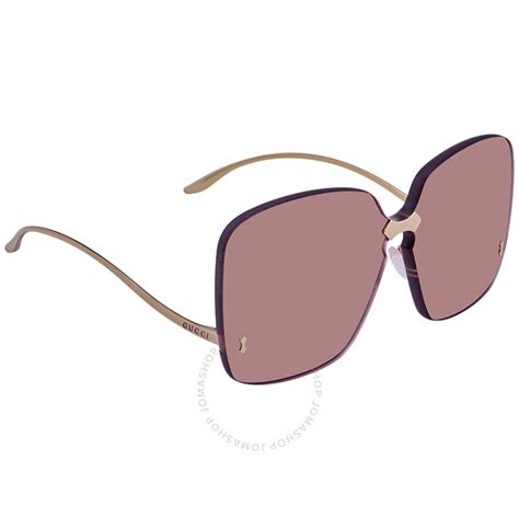 Gucci Pink Oversized Ladies Sunglasses Gg0352s 003 99 889652156828