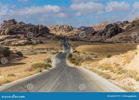Mountainous Curvy Roads In Jordan Stock Image Image Of Roads