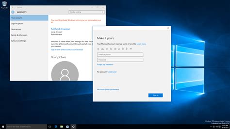 Скриншоты сборки Windows 10 Build 10547 Msportal