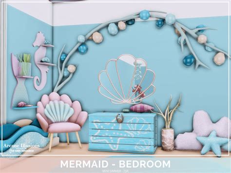 The Sims Resource Arcane Illusions Mermaid Bedroom