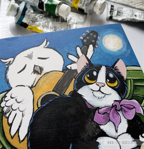 Illustrating The Owl And The Pussycat Lisa Marie Art And Illustration