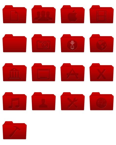Mac Os X Style Folders 17 Free Icons Icon Search Engine