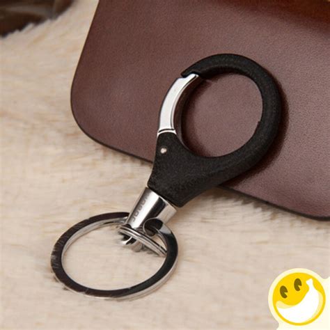 Multifunction Zinc Alloy Electroplated Frosted Key Chains Rings Holder