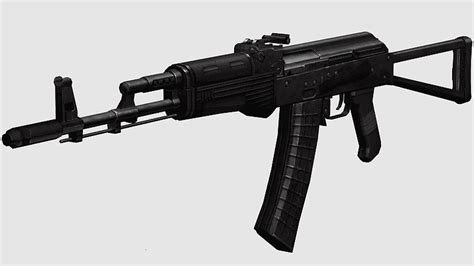 74 Aks 74 Kalashnikov Assault Rifle Aks74u Akm Ak74 Grenade