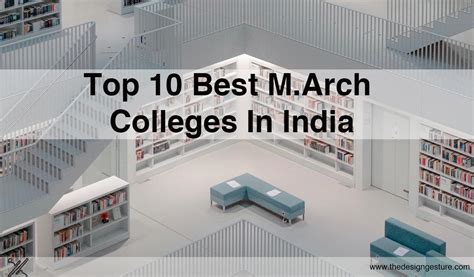 Top 10 Best March Colleges In India The Design Gesture