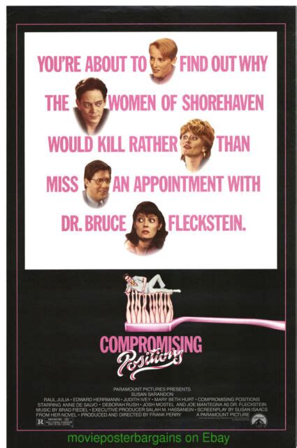 Compromising Positions Movie Poster Original 27x41 Rolled 1985 Susan
