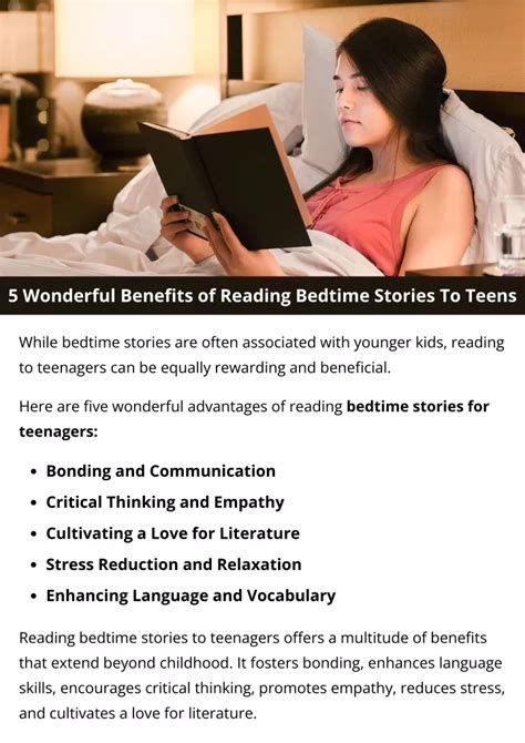 Ppt 5 Wonderful Benefits Of Reading Bedtime Stories To Teens