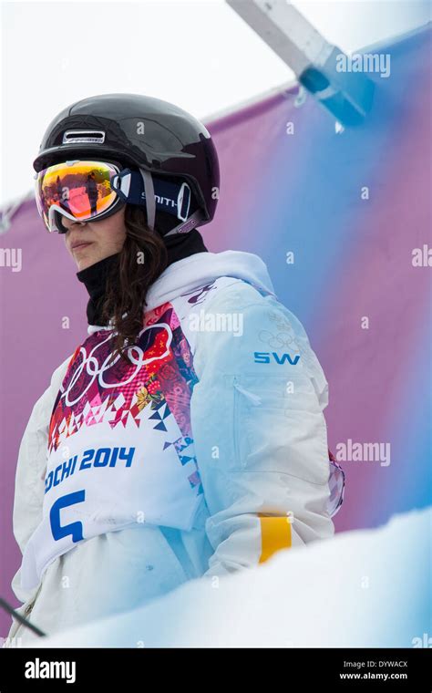 Emma Dahlstrom Swe Competing In The Ladies Ski Slopestyle At The