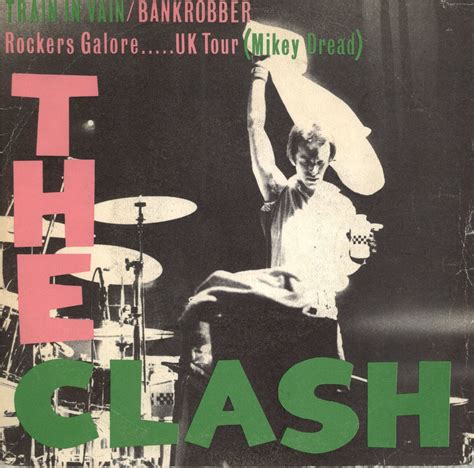 The Clash Train In Vain 1979 Cbs 8370 │spain 745 Vinyl Record