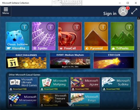 Microsoft Solitaire Collection Wont Open In Windows 10 Majorgeeks