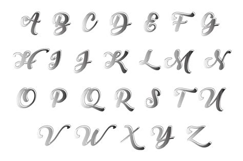 Fancy Cursive Letters A Z Worksheets Printable A Z