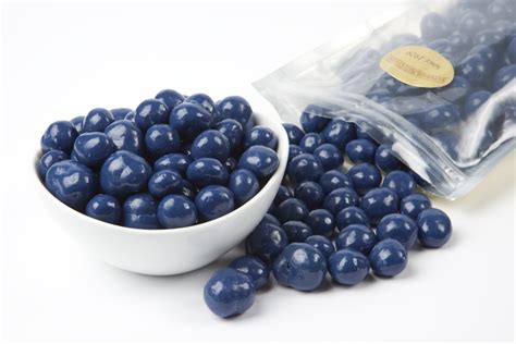 Blue Chocolate Covered Blueberries 1 Pound Bag