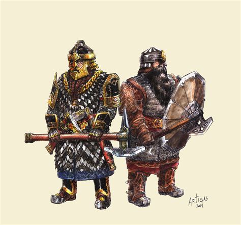 Dwarven Warriors By Artigas On Deviantart Character Art Fantasy