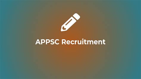 Appsc 2023 Recruitment Application Form Dates Eligibility Pattern