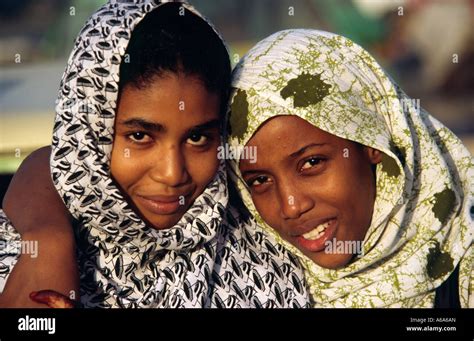 Mauritanian Women Nouakchott Mauritania Stock Photo Alamy