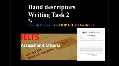 Ielts Writing Task 2 Band Descriptors And Assessment Criteria In Writing Youtube