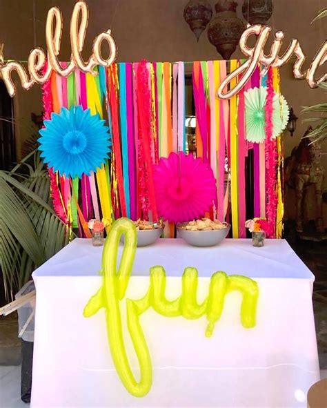 Colorful Modern 10th Birthday Party Karas Party Ideas Bday Party