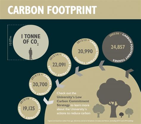 Carbon Footprint Infographic Image Sustainability University Of Exeter