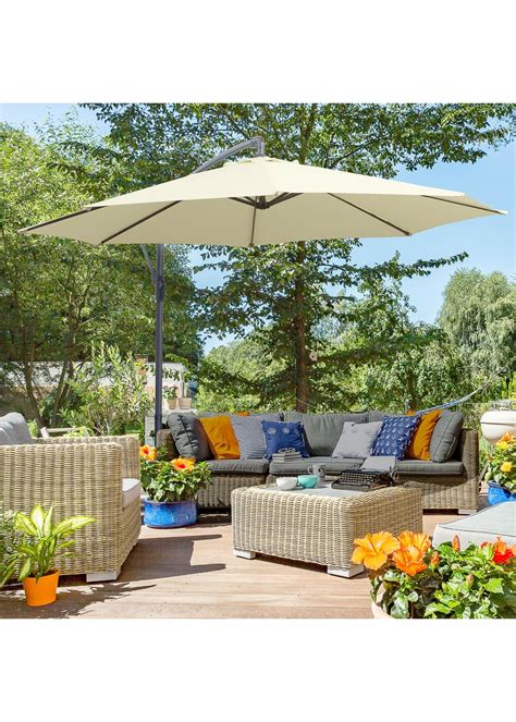 Outsunny Garden Parasol 3m Matalan