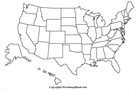 Printable United States Maps Outline And Capitals Free Printable Maps Blank Map Of The United