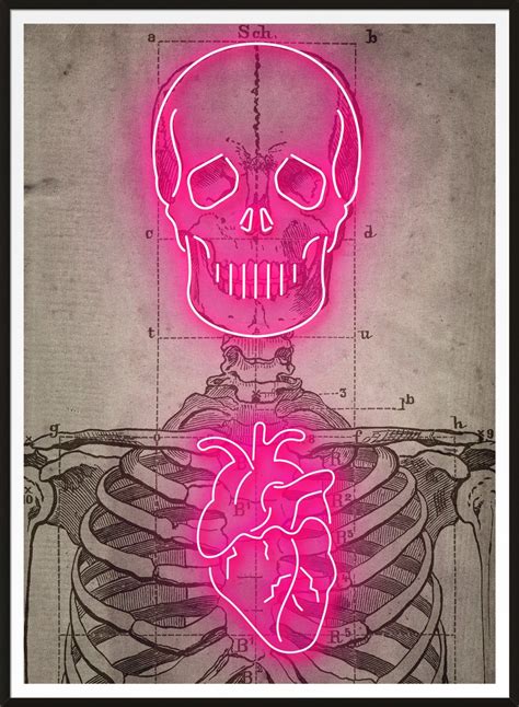 Skeleton Neon Aesthetic Skull Wallpaper Michele Tajariol