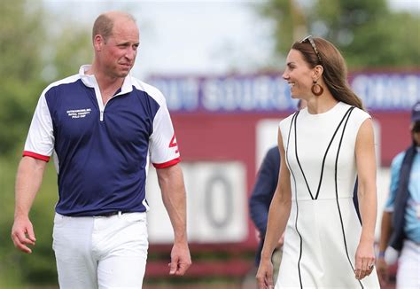 Prince William And Kate Middleton Engage In Some Rare Pda At A Charity Polo Match