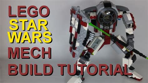 Lego Star Wars Mech Moc Building Tutorial Republic Fighter Mech