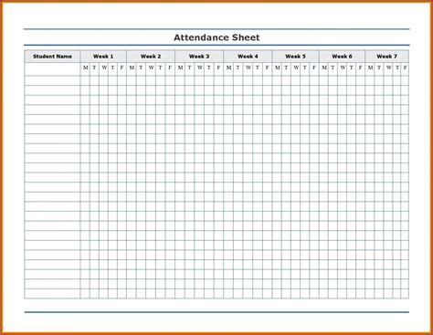 Employee Attendance Tracker Excel Template Free Download Template 1
