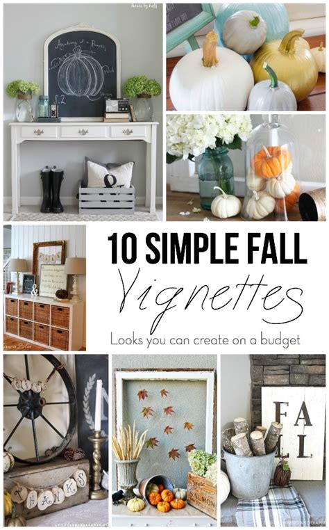 Instantly share code, notes, and snippets. Easy Fall Vignettes to Create on a Budget