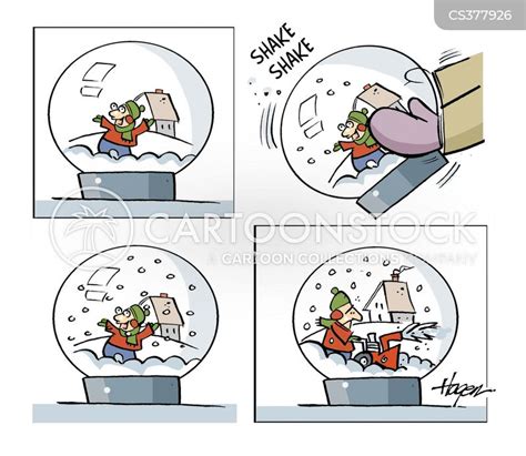 Cartoon Snow Globe Pictures