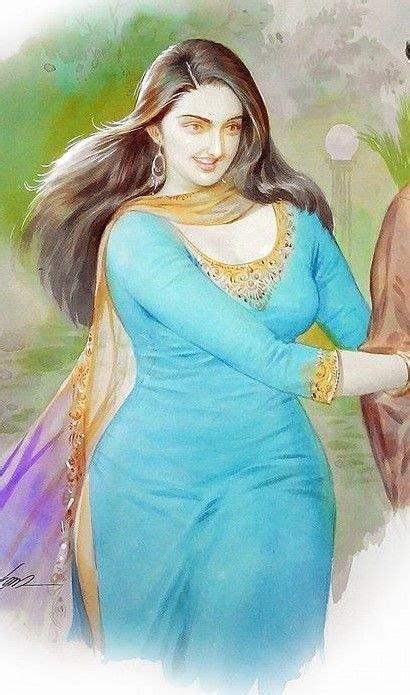 Pin By Basker On My Reference Sexy Painting Indian Women Painting Sexy Art