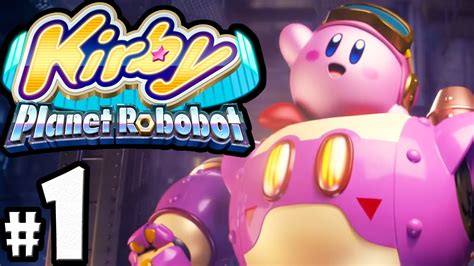 Kirby Planet Robobot Part 1 3ds Gameplay Walkthrough Robobot Ar