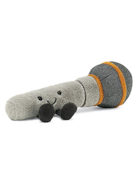 Jellycat Amuseable Microphone Plush Toy In Grey Modesens