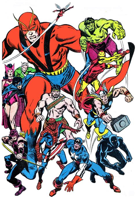 Silver And Bronze Age Subjects They Made The Avengers John Buscema
