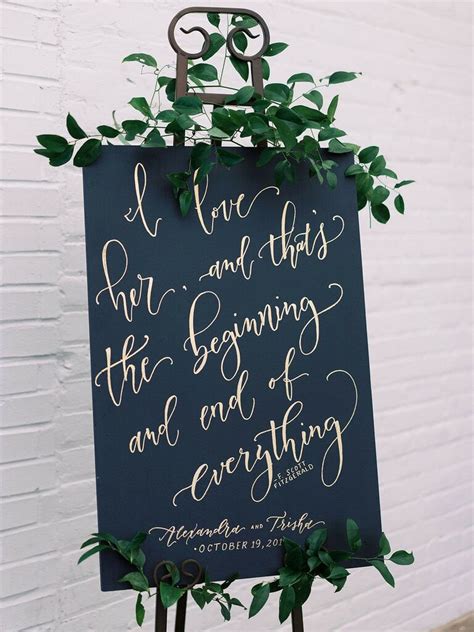 46 Wedding Sign Quotes Youll Want To Put On Display