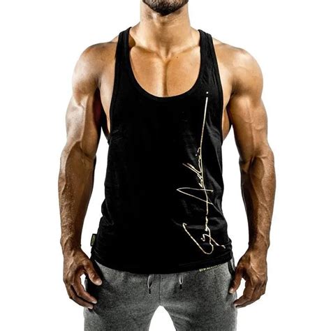 Aliexpress Com Buy 2018 Mens Tank Tops Slim Fitted Bodybuilding Man